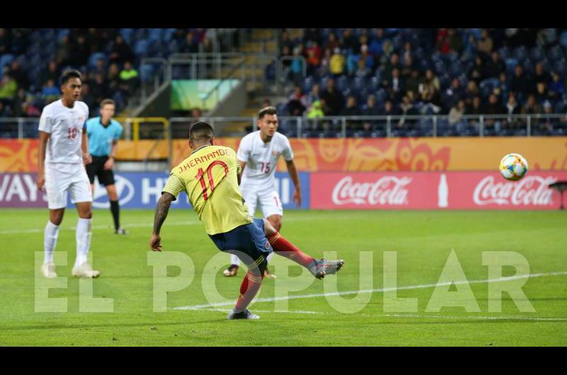 Colombia avanzoacute con una goleada