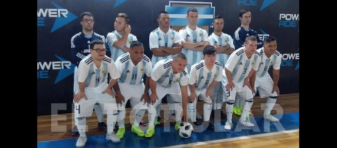 La Seleccioacuten Argentina de Futsal <br>Siacutendrome de Down derrotoacute a Portugal