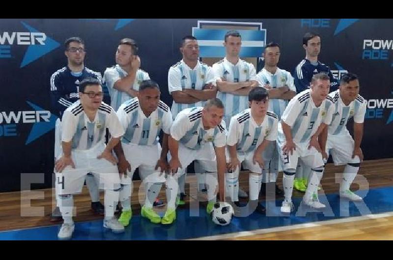 La Seleccioacuten Argentina de Futsal <br>Siacutendrome de Down derrotoacute a Portugal