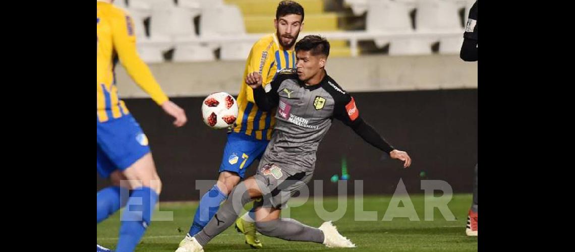 Facundo GarcÃ­a jugÃ³ en el AEK Larnaca 