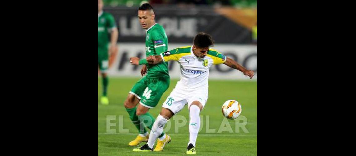 Facundo GarcÃ­a jugÃ³ toda la temporada en el AEK Larnaca de la primera divisiÃ³n de Chipre 