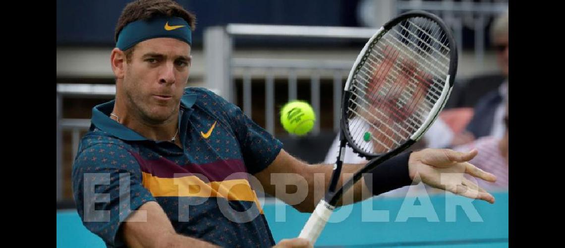 Del Potro ganoacute pero terminoacute preocupado