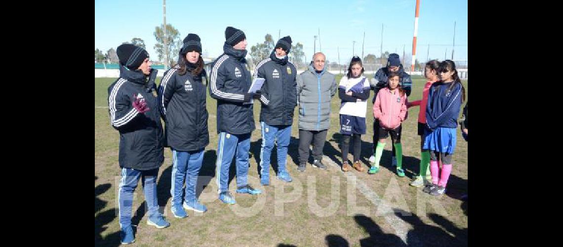 Los entrenadores de AFA estuvieron al frente de la prueba que se hizo en Embajadores 