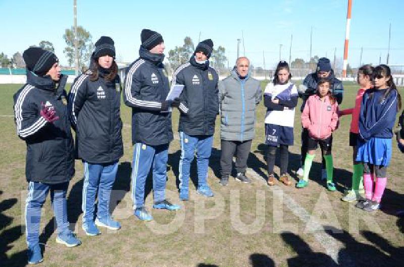 Los entrenadores de AFA estuvieron al frente de la prueba que se hizo en Embajadores 