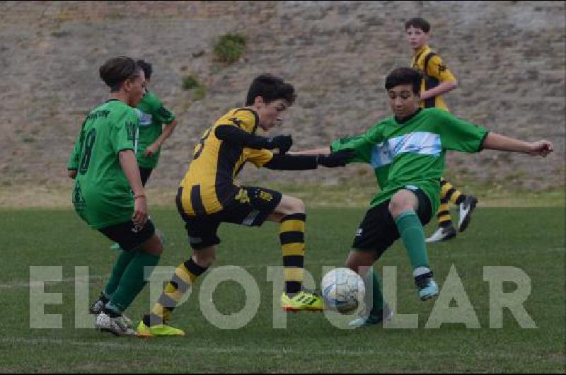 Ferro venciÃ³ ayer a Olimpo en uno de los partidos de la categorÃ­a Sub 13 