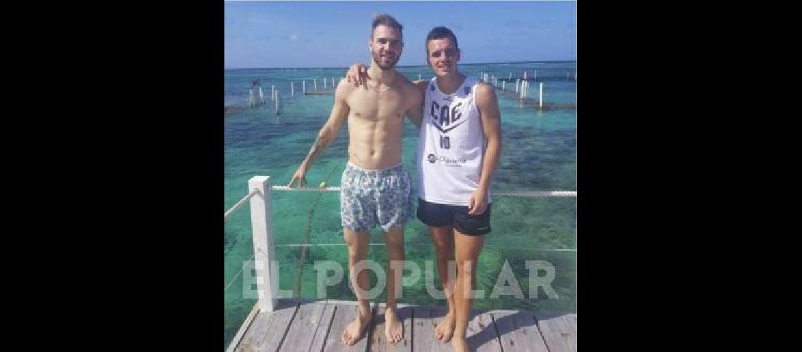 JeremÃ­as Sandrini pasÃ³ las vacaciones con su primo Giovanni Lo Celso 