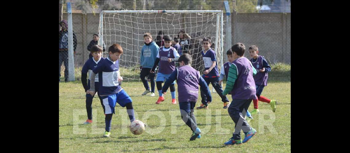 Los chicos jugaron en Sierra Chica