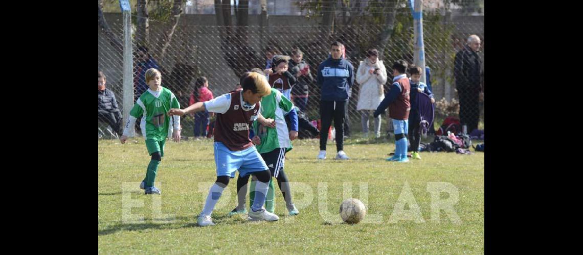 Los chicos jugaron en Sierra Chica