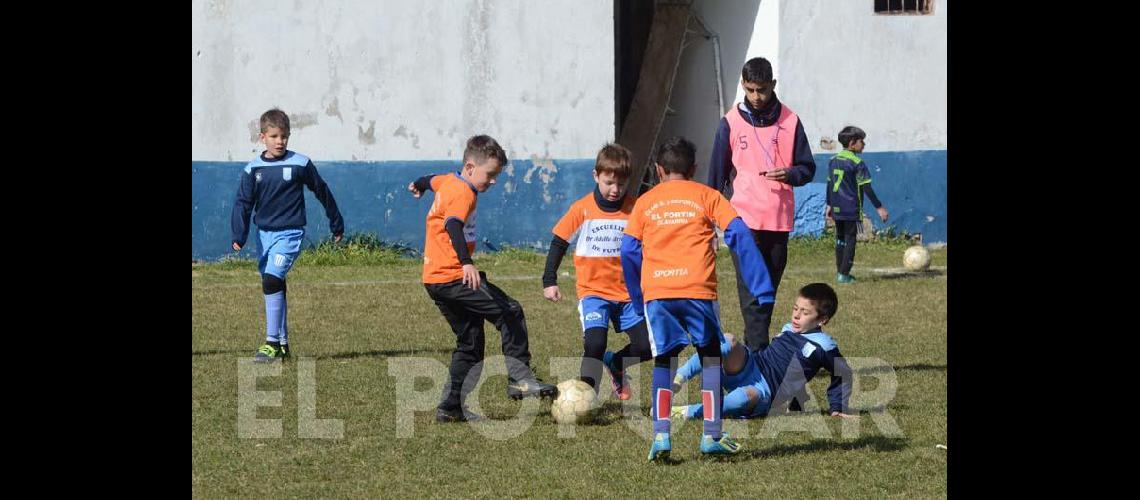 Los chicos jugaron en Sierra Chica