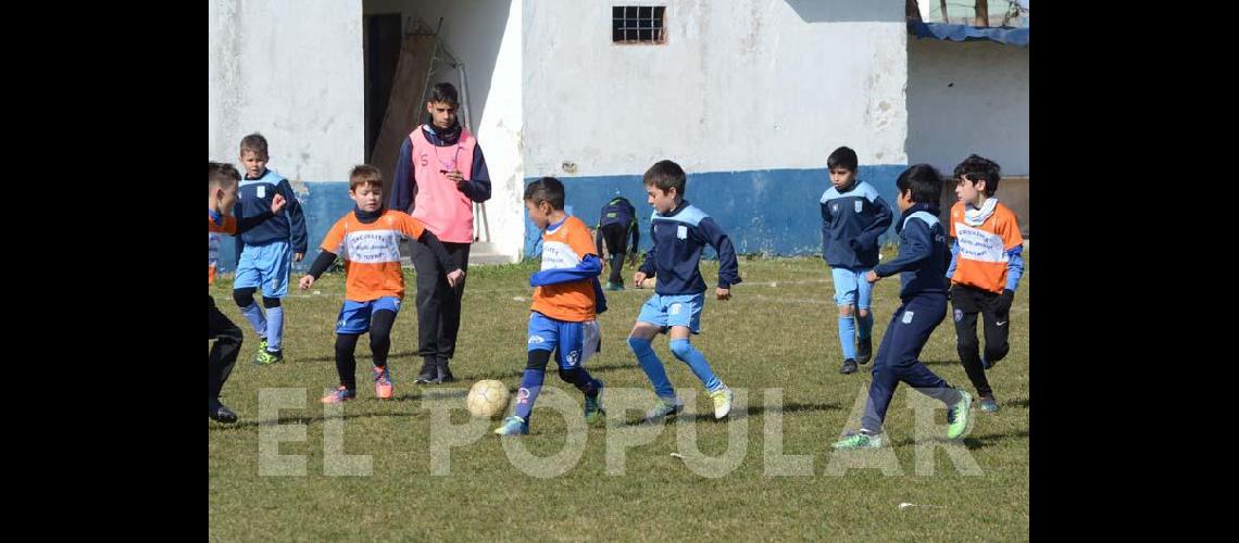 Los chicos jugaron en Sierra Chica