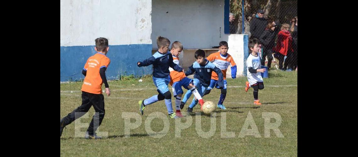 Los chicos jugaron en Sierra Chica