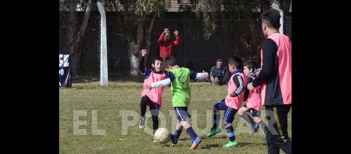 Los chicos jugaron en Sierra Chica