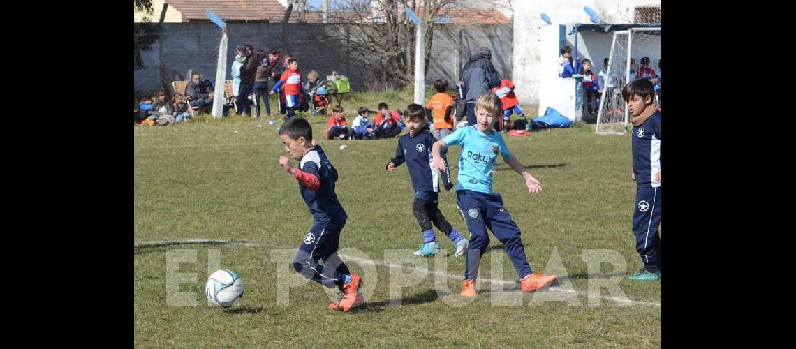 Los chicos jugaron en Sierra Chica