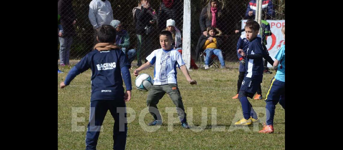 Los chicos jugaron en Sierra Chica