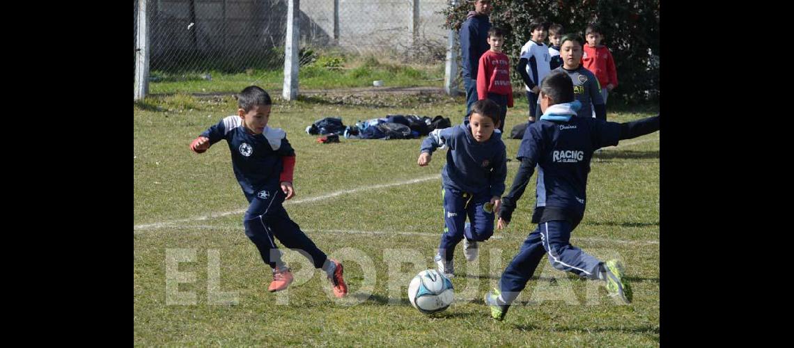 Los chicos jugaron en Sierra Chica