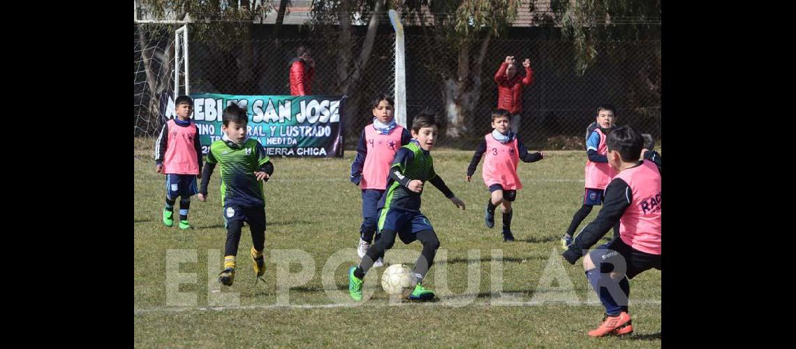 Los chicos jugaron en Sierra Chica