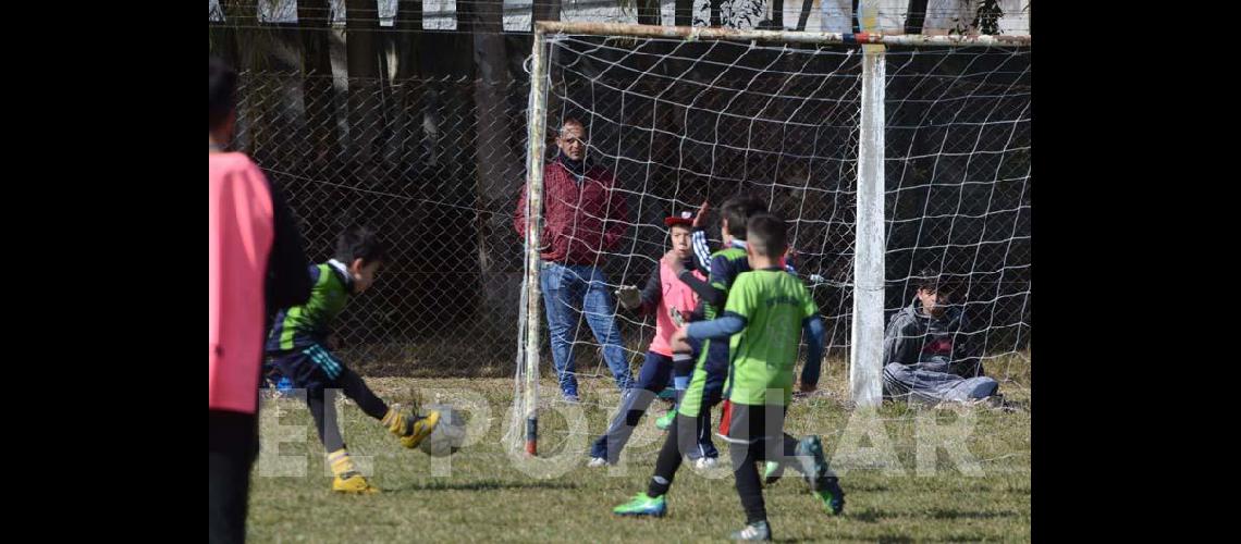 Los chicos jugaron en Sierra Chica