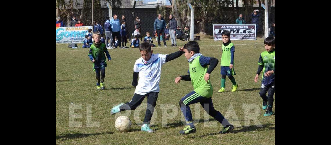 Los chicos jugaron en Sierra Chica