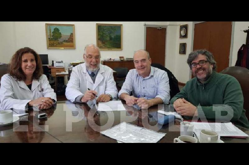 El intendente Alfredo Fisher firmoacute un convenio con la Facultad de Medicina