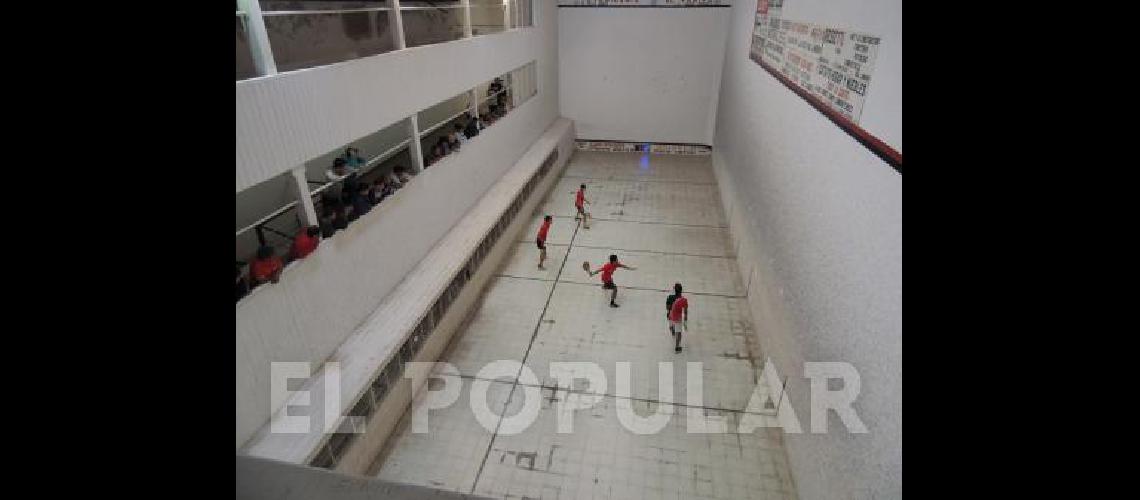 La pelota a paleta es el caballito de batalla de la instituciÃ³n 