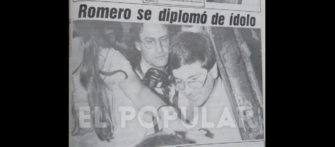 La Ãºltima alegrÃ­a de Romero en el TC ocurriÃ³ el 21 de abril de 1996 en 9 de Julio 