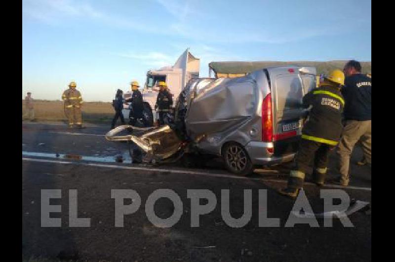 La persona fallecida viajaba en una camioneta Renault Kangoo 