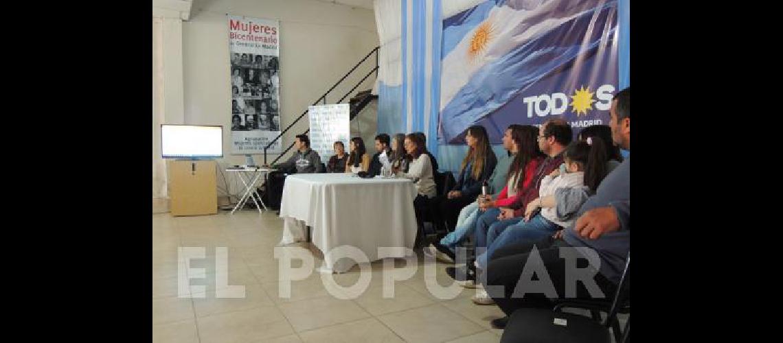 Silvia Caballero presentÃ³ la plataforma de gobierno del Frente de Todos para La Madrid 