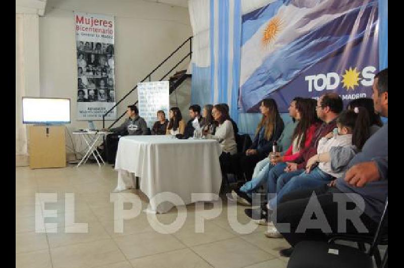 Silvia Caballero presentÃ³ la plataforma de gobierno del Frente de Todos para La Madrid 