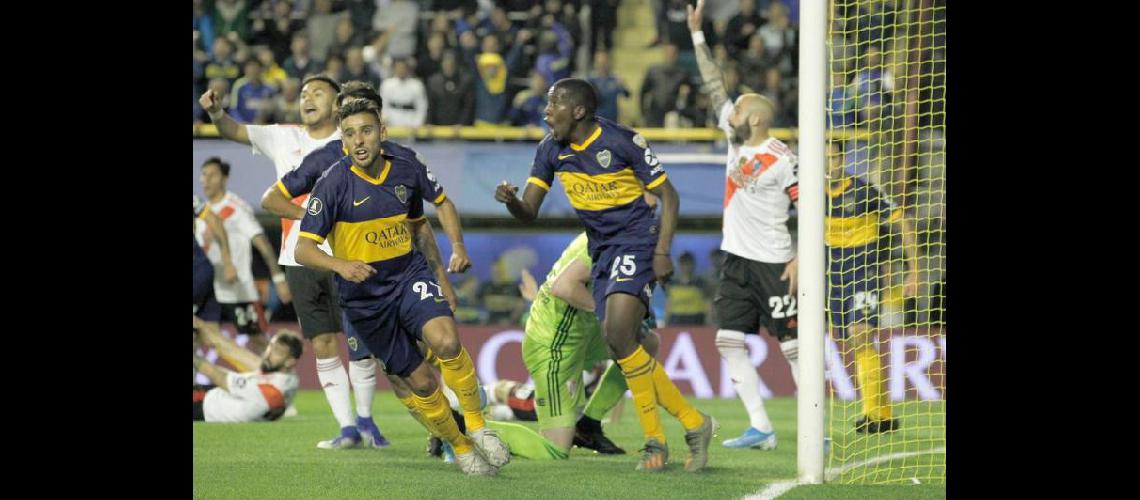 El gol de Boca para el 1-0- lo convirtiÃ³ Hurtado Fuente- Rodrigo NÃ©spolo  La NaciÃ³n