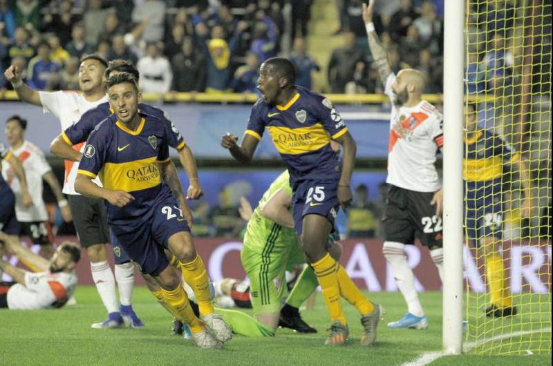 El gol de Boca para el 1-0- lo convirtiÃ³ Hurtado Fuente- Rodrigo NÃ©spolo  La NaciÃ³n