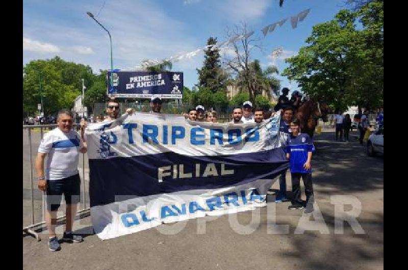 Los integrantes de la filial que viajaron desde OlavarrÃ­a 