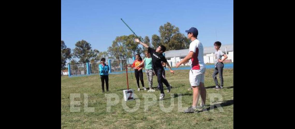 Los alumnos participaron de distintas disciplinas deportivas 