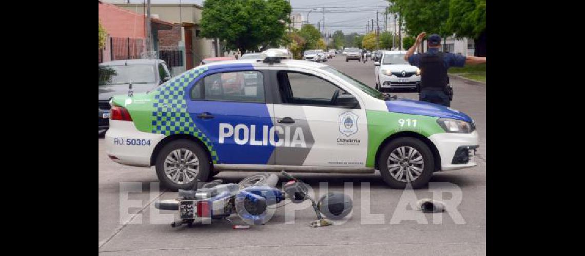 El choque ocurriÃ³ en Hornos y Laprida 