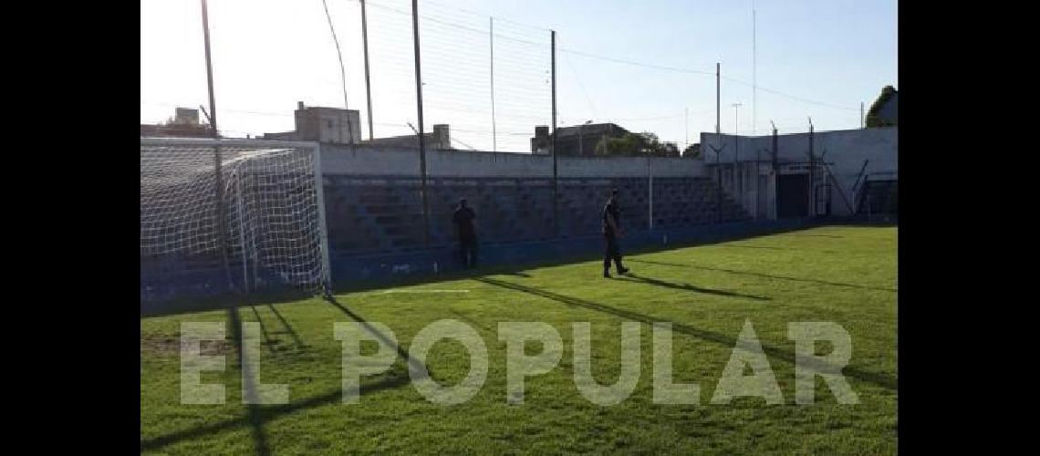 Efectivos policiales hicieron una recorrida por el Ricardo SÃnchez 