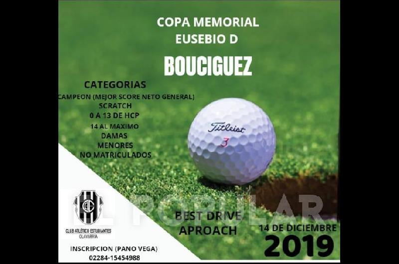 Llega la Copa Memorial <br> Eusebio D Bouciguez