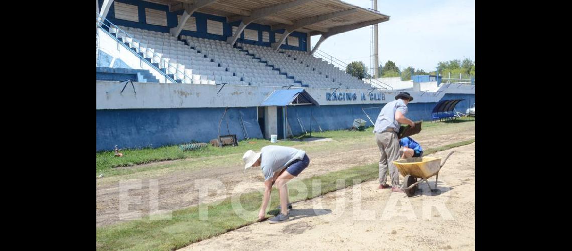 Se colocoacute el nuevo piso