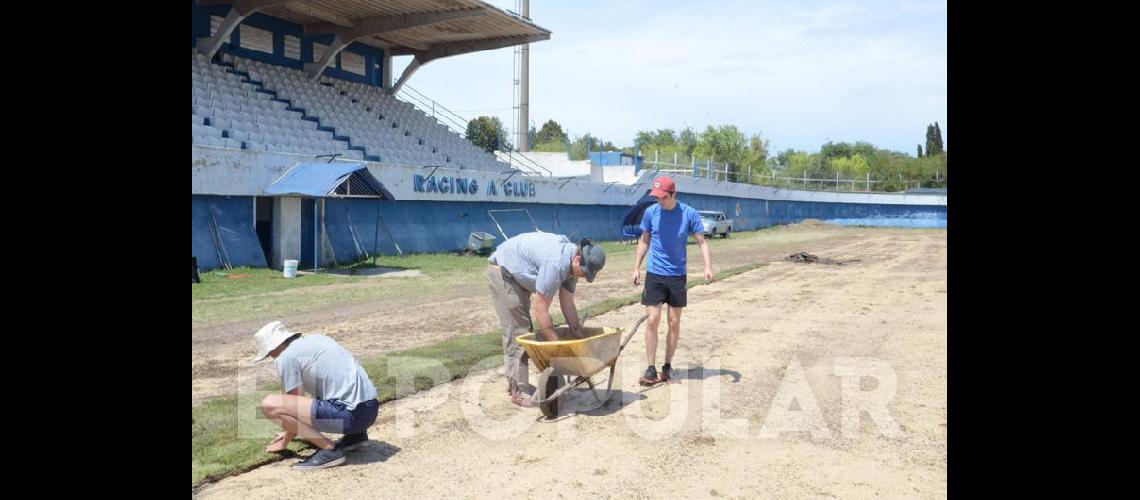 Se colocoacute el nuevo piso