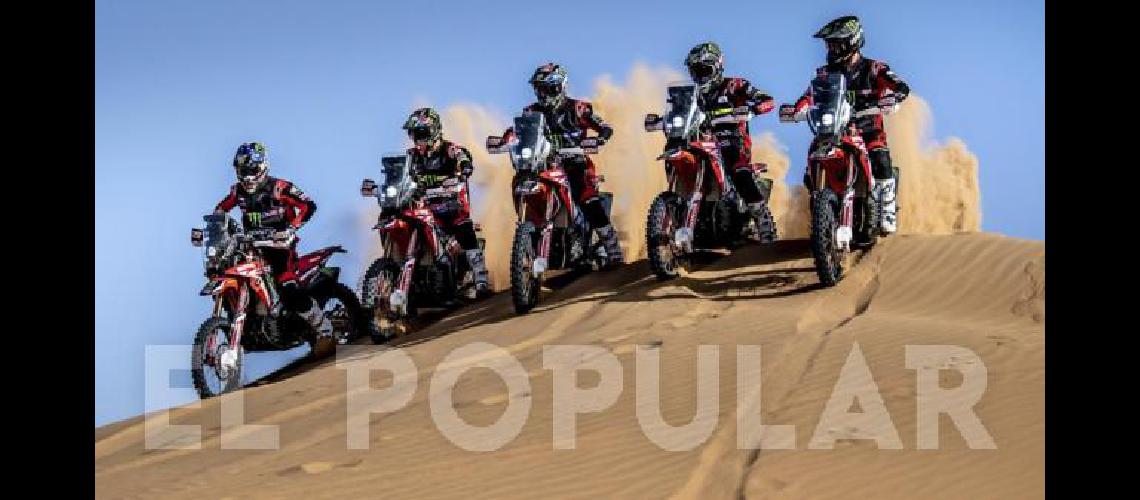 Con Kevin Benavides como figura Honda presentÃ³ su plantel de pilotos para el prÃ³ximo Rally Dakar 