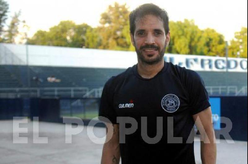 MatÃ­as Abelairas cuando entrenaba con Independiente Rivadavia de Mendoza Foto- Archivo