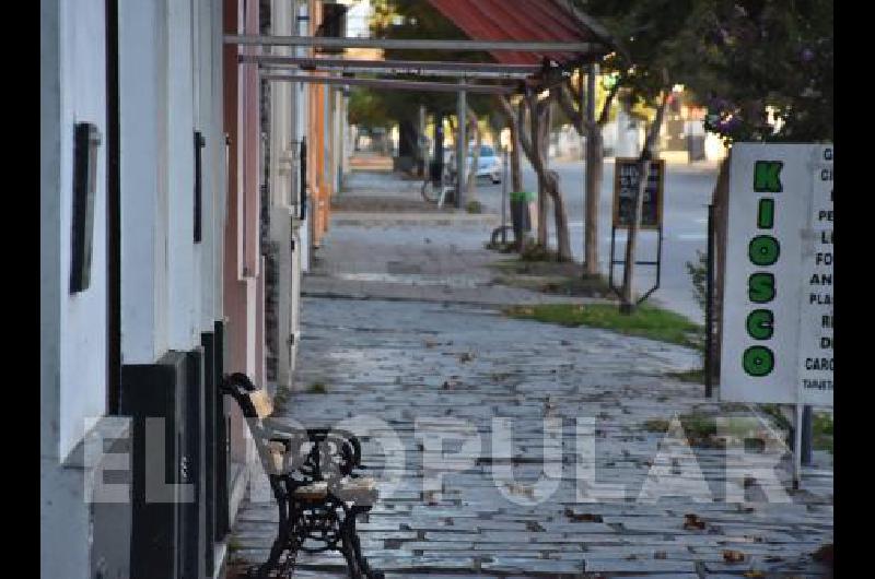 La ciudad vacÃ­a una postal de la tarde del lunes 