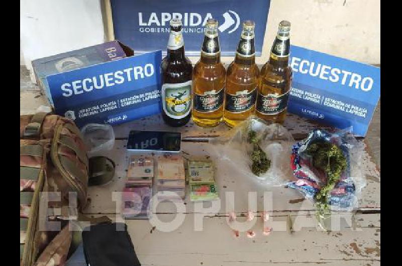 El procedimiento fue realizado por personal de la PolicÃ­a Comunal Laprida 