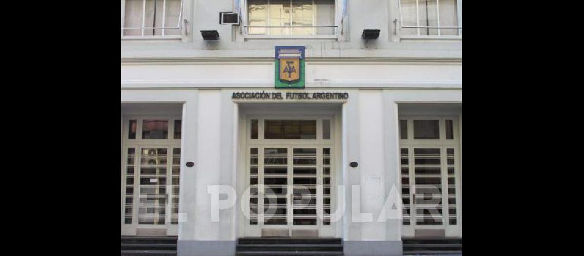 El edificio de la AFA hoy no puede ser utilizado para las reuniones 