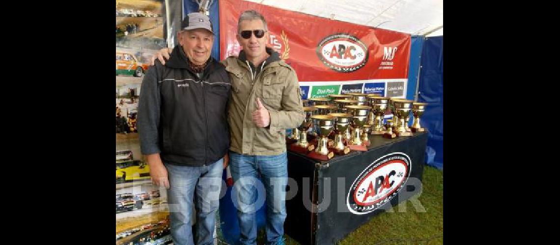 El titular de APAC Edgardo FernÃ�ndez y Lionel Ugalde bicampeÃ³n de la categorÃ­a 