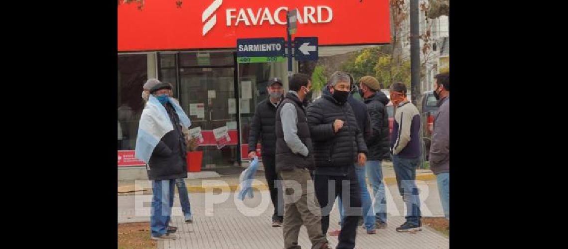 Se realizoacute una manifestacioacuten en La Madrid