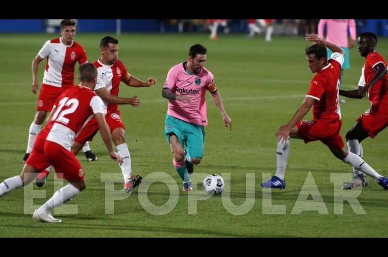 Dos goles de Messi