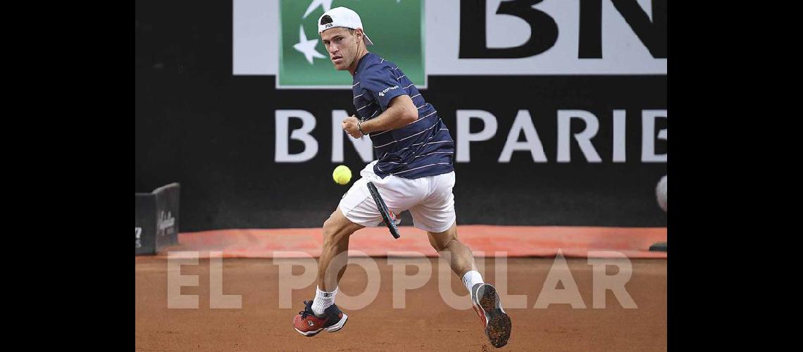 Schwartzman no pudo con Djokovic en su primera final