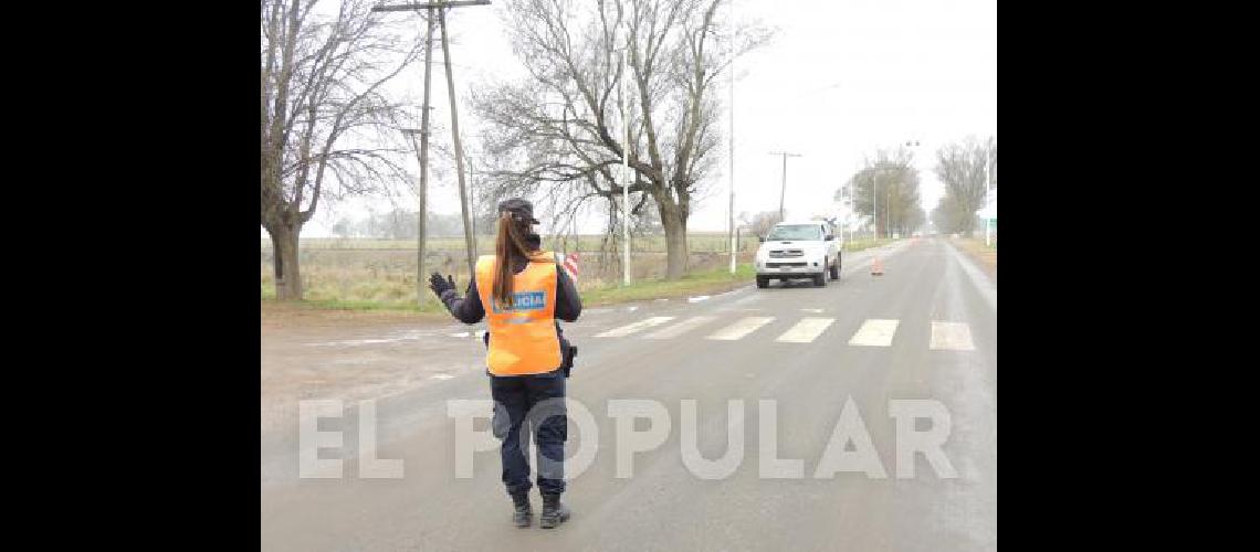 ContinuarÃ�n los controles en los accesos a La Madrid 