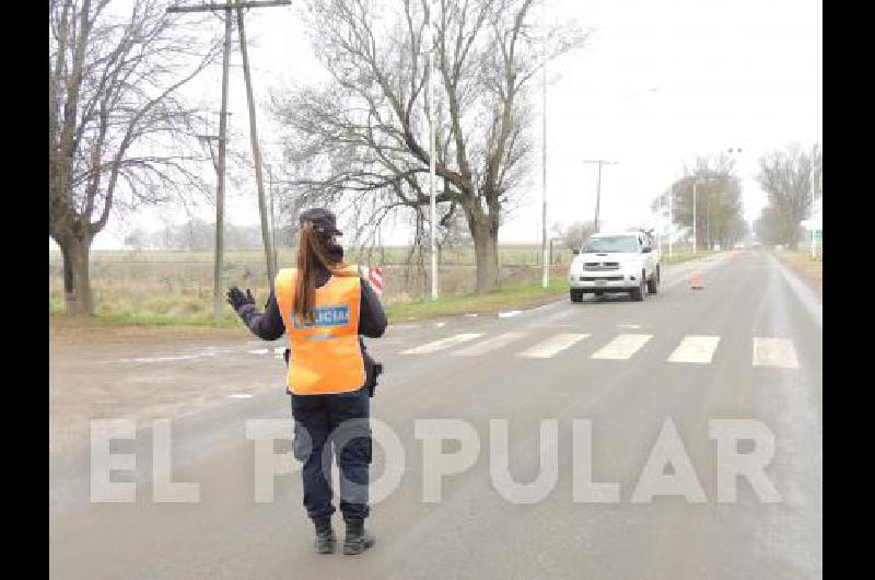 ContinuarÃ�n los controles en los accesos a La Madrid 