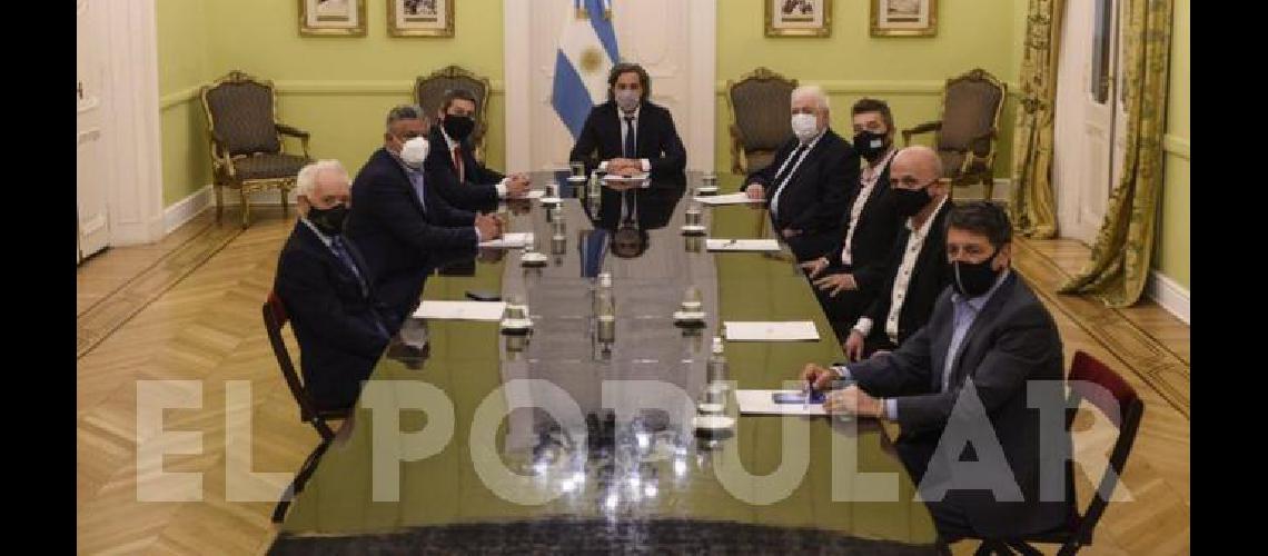 La reuniÃ³n se realizÃ³ en la Casa Rosada 