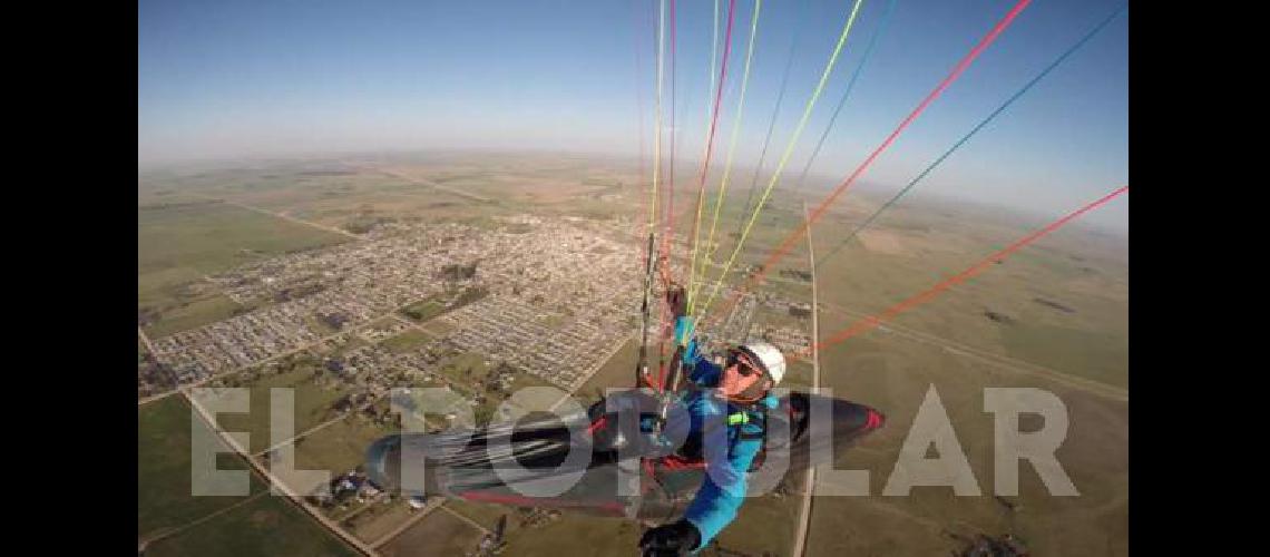 El Flaco Lestarpe y una postal increÃ­ble- La Madrid desde el parapente 